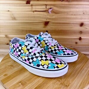 Vans Sneakers Womens 5 Multicolor Doheny Butterfly Checkerboard Low Top Shoes